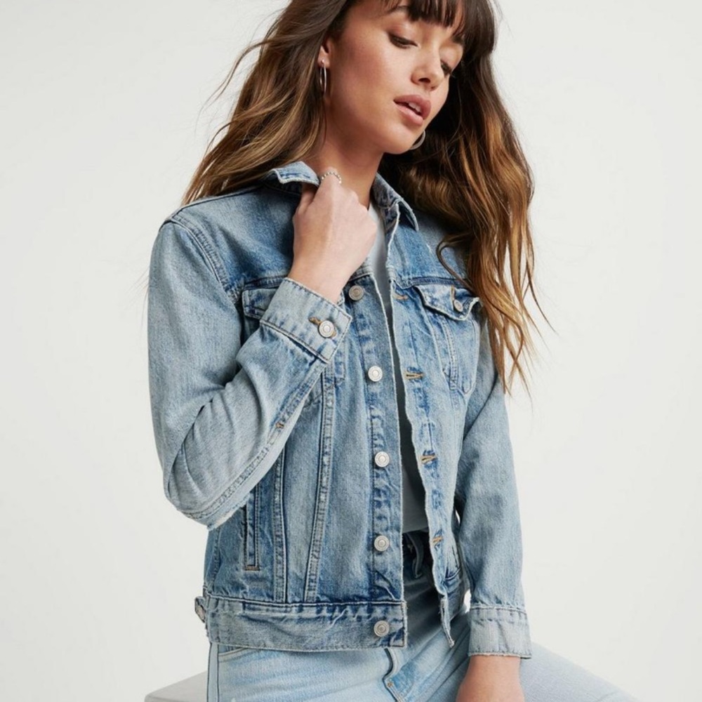 Lucky Brand Tomboy Denim Trucker Jacket